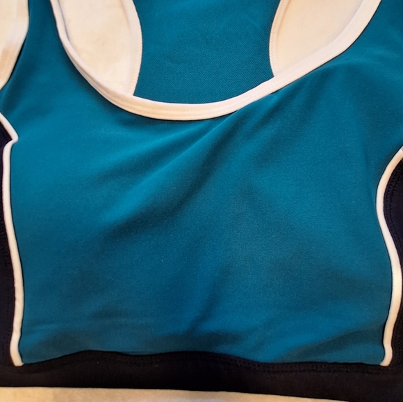 Xersion Women's Teal and Navy Sports Bra - Picture 10 of 11